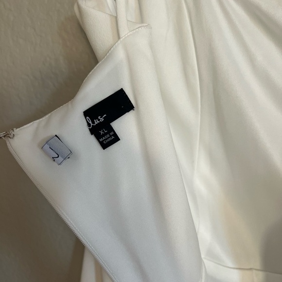 NWOT Cheers to Chic Ivory Sleeveless Wide-Leg Jumpsuit - Picture 6 of 7